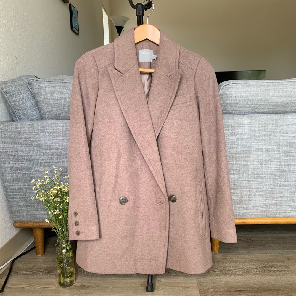 NWOT - ASOS Classic Fit Mauve Coat